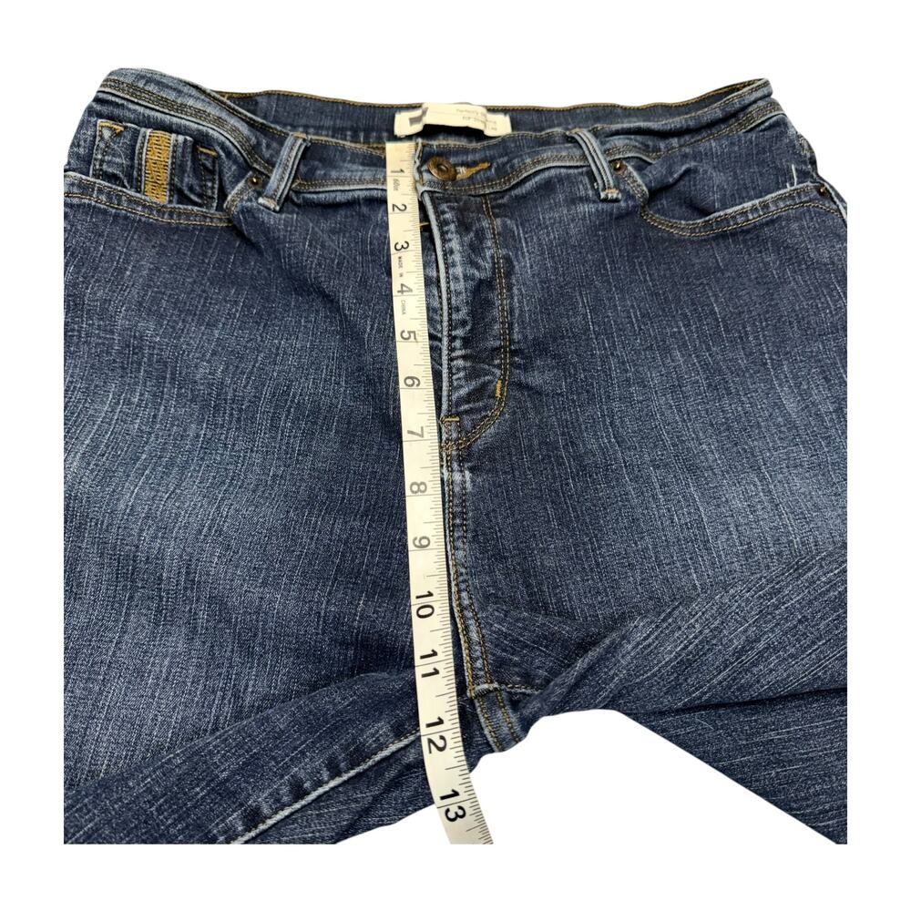 Levis 512 Perfectly Shaping Straight Leg Jeans Womens 32x30 Dark Wash Denim - Picture 7 of 8